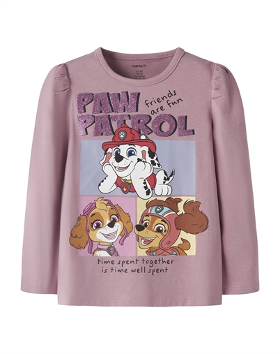 Name It - NMFArna Paw Patrol Langærmet Trøje - Lilas 